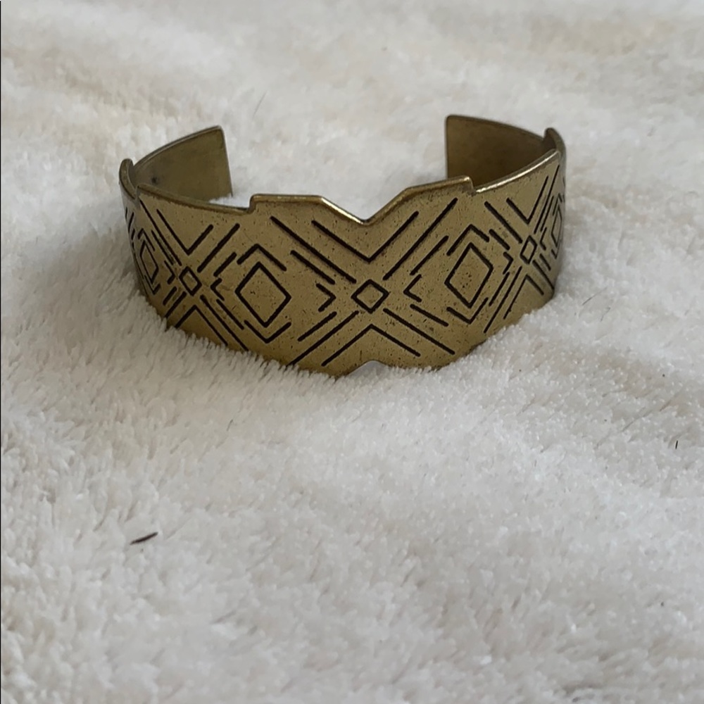 Gold bracelet.